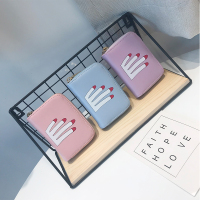 风琴卡包女式新款韩国可爱小清新个性手指迷你学生硬币零钱包