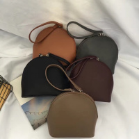 韩国新款迷你小贝壳包单肩斜挎包小手提包简约百搭女包