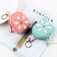 韩国新款可爱钥匙包零钱包镶钻迷你小书包汽车钥匙扣挂件女士钱包