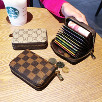 韩国可爱迷你拉链大容量风琴卡包式小卡包女式卡套多卡位名片夹包