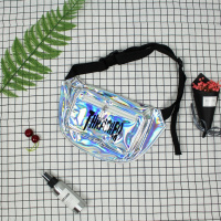 韩国ulzzang原宿胸包镭射运动腰包男女学生斜挎滑板包honey蹦迪包