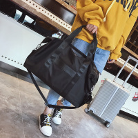 短途旅行包旅行袋斜挎男女防水大容量手提包行李袋轻便简约健身包