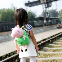 儿童书包2幼儿园小孩子1-3岁男女宝宝小猪妹佩奇玩偶毛绒双肩背包