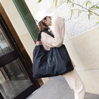 妈咪手提包外出旅行大容量防水瑜伽包包女简约尼龙布单肩包女大包