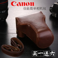 微单相机皮套EOS M10 M3 M5 M6 M100 200D EOSM50 单肩相机包