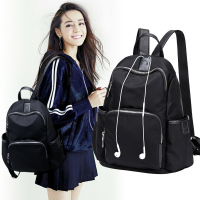 牛津布双肩包女包包2018新款韩版潮流时尚百搭大容量学生书包背包