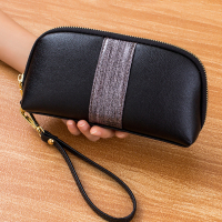 女士钱包长款2018新款拉链手拿包女时尚手机零钱包多功能硬币包