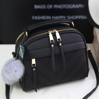 女土手提包新款小方包春秋季小清新挂包斜挎软小包包单肩包2018潮