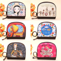 日韩迷你可爱卡通小钱包零钱袋卡包 女学生拉链短款硬币包钥匙扣