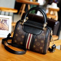 老花包波士顿手提包夏天小包包女2018新款迷你枕头包黑暗萝莉同款