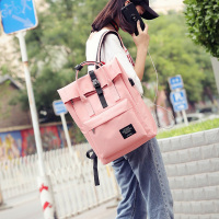 书包女学生韩版校园帆布大背包ulzzang原宿bf风.6寸电脑双肩包