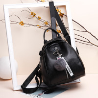 双肩包女韩版潮新款软皮时尚休闲百搭迷你小包包个性女士背包