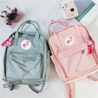 书包女学生韩版原宿ulzzang校园小清新双肩包刺绣火烈鸟森系背包