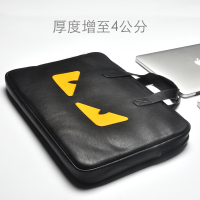 小恶魔 手提电脑包macbook 13 14寸笔记本电脑包大容量男女公文包