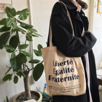 新款帆布包女单肩包手提购物袋韩国大包包布袋文艺大容量布包潮