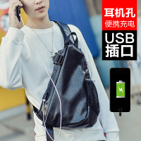 胸包男士大容量斜挎包包运动休闲单肩包韩版潮流背包户外跨包书包