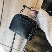 小包包女新款韩版复古贝壳包简约迷你手提包百搭单肩斜挎小包