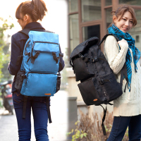 大容量旅行背包心花路放旅游双肩包女潮韩版书包防水登山电脑包男