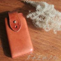 酒壶黄牛皮手机套 个性复古男士腰包 杂物包 工具套 真皮小包