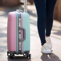行李箱女拉杆箱大学生旅行箱韩版小清新密码箱18皮箱子登机箱22寸