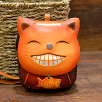 牛皮可爱硬币包卡通动物手工包创意小钱包真皮零钱包女迷你小包包