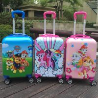 儿童拉杆箱女18寸小马宝莉学生行李箱20寸苏菲亚旅行箱汪汪队拉箱