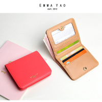 女式真皮小钱包牛皮零钱包韩版短款迷你钱包超薄皮夹