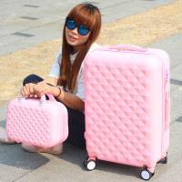 可爱密码箱拉杆箱子母箱万向轮旅行箱20寸22寸24寸行李箱男女皮箱