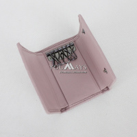 小巧羊皮手工编织真皮钥匙包钱包 韩版多功能软皮零钱小包