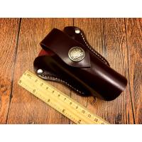 原创加厚牛皮户外腰包纯木弓钢木结合大弓专用大型包