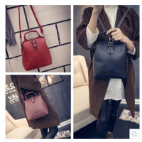 韩国2018新款包包两用背包医生包复古女包小双肩包三用手提单肩包