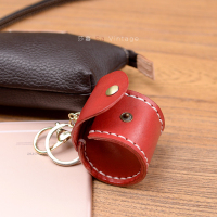 莎暮 创意圆筒包小零钱包 复古森女小挂包钥匙扣包包挂件迷你小包