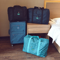 43升可折叠旅行包男女手提大容量防水健身旅游便携行李袋可套拉杆