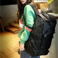 休闲大容量男女旅行背包包潮双肩包女韩版学生书包背包男士登山包