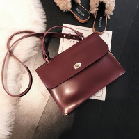 chic大包包女2018秋冬新款潮时尚锁扣通勤公文包手提包单肩斜挎包