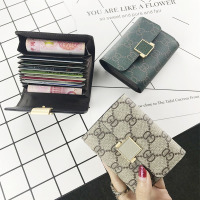 2018新款简约女士卡包女式多卡位风琴卡片包小包卡夹名片包潮