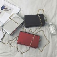 2018新款迷你小包包女韩版ins超火斜挎包chic链条少女镭射小方包