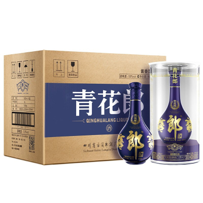 【郎酒官方授权】郎酒 青花郎 53度 酱香型 白酒 500ml*6瓶 整箱原箱装