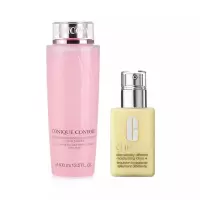 CLINIQUE 倩碧小黄油125ml+大粉水400ml 护肤套装 深层补水淡化细纹减少干皮缓解干燥不油腻干皮亲妈