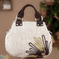 春季新品民族新款女包手提包斜挎包包邮云南民族风包复古亚麻布包