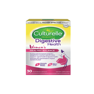 美国Culturelle康萃乐女性健康平衡益生菌胶囊 30粒/盒