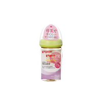 贝亲Pigeon 奶瓶宽口径PPSU奶瓶240ml绿色 1个装 日本原装进口