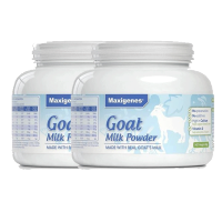 美可卓Maxigenes蓝胖子高钙山羊奶粉400g/罐装[2罐装]澳洲进口全脂成人奶粉学生中老年补钙(效期26.5)