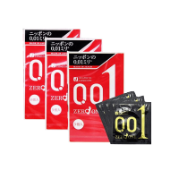 okamoto 冈本 0.01超薄避孕套 3个/盒 日本进口 超薄款001 3盒装