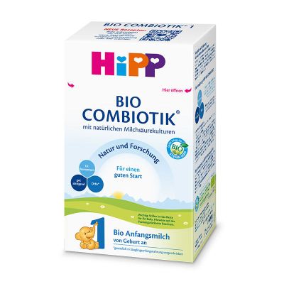 德国hipp喜宝有机益生菌配方1段奶粉600g/盒适合0-6个月宝宝(2022新版)[1盒装]
