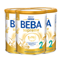Nestle雀巢BEBA贝巴至尊奶粉2段新版 800g/罐 德国原装进口[3罐装]