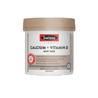 Swisse斯维诗 钙+维生素D迷你钙片300/瓶中老年成人孕妇补钙澳洲进口[1瓶装]