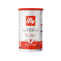 illy意利咖啡进口手冲过滤式 中度烘焙咖啡粉200g手冲过滤烘焙精品咖啡粉无糖[1罐装]