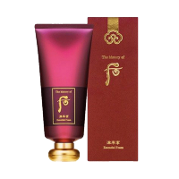 whoo 后 津率享红华凝香洁面乳180ml 温和保湿 清澈嫩滑泡沫洁面膏洗面奶