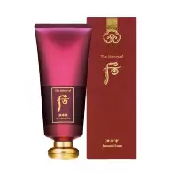 whoo 后 津率享红华凝香洁面乳180ml 温和保湿 清澈嫩滑泡沫洁面膏洗面奶